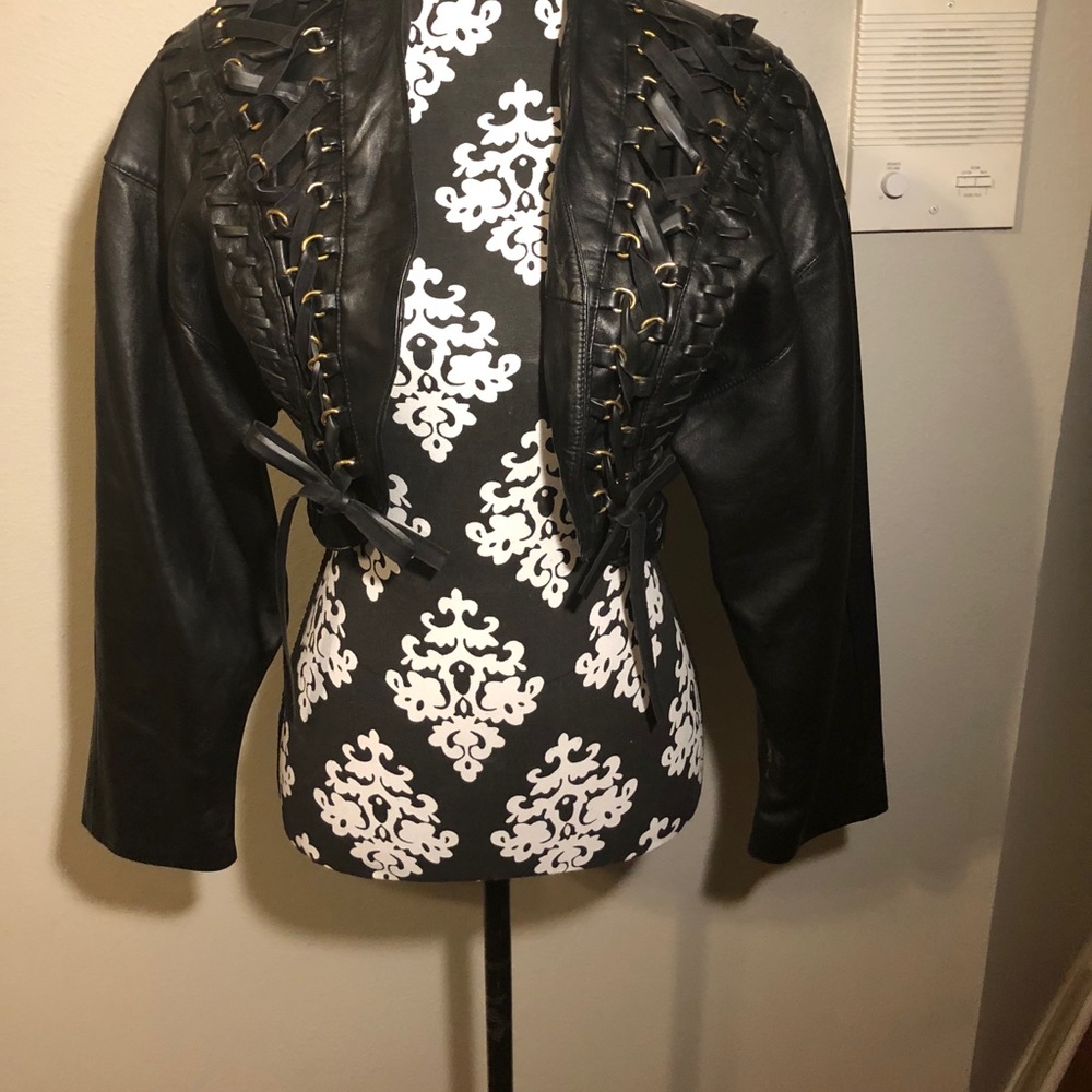 Women’s extra small Moto leather jacket
